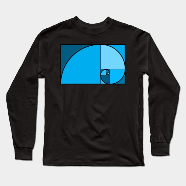 Fibonacci Sequence Long Sleeve T-Shirt by nickbeta